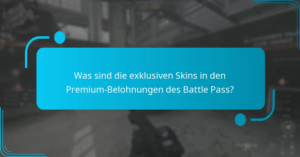 Was sind die Operator-Missionen, die in den Premium-Belohnungen des Battle Pass enthalten sind?